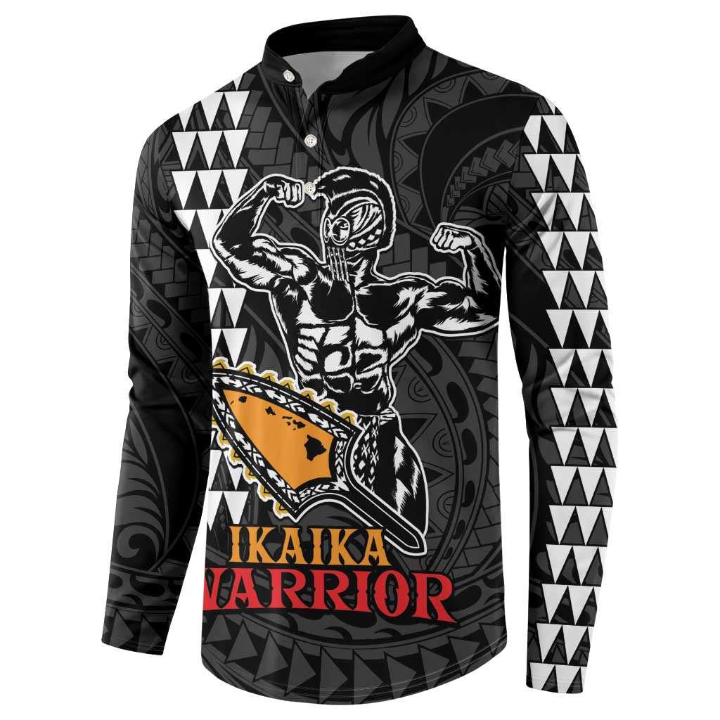 Aloha Spirit Ikaika Warrior Helmet Button Sweatshirt