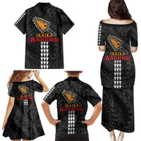 Aloha Spirit Ikaika Warrior Helmet Family Matching Puletasi and Hawaiian Shirt LT9 - Polynesian Pride
