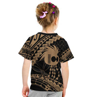 Ikaika Hawaiian Mythic Koa Tribal Warrior Kid T Shirt LT9 - Polynesian Pride