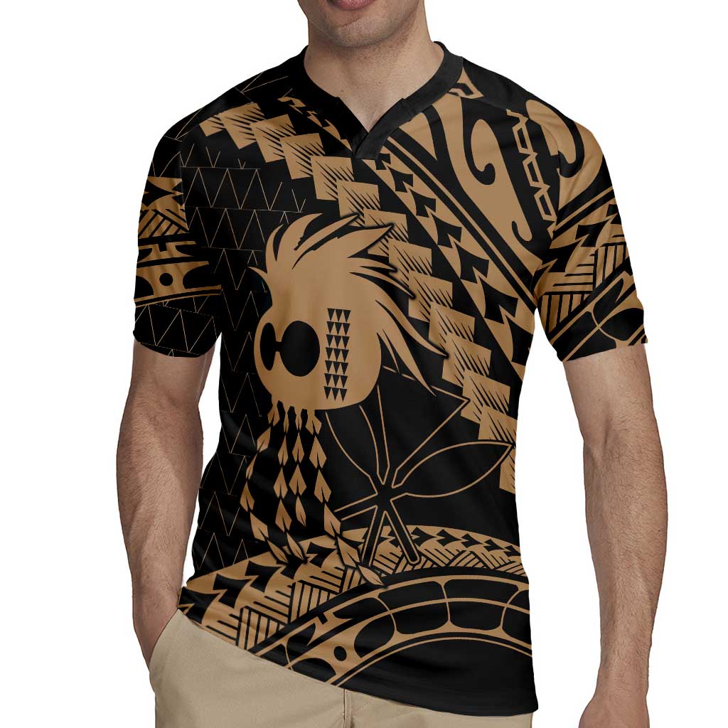 Ikaika Hawaiian Mythic Koa Tribal Warrior Rugby Jersey LT9 - Polynesian Pride