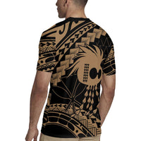Ikaika Hawaiian Mythic Koa Tribal Warrior Rugby Jersey LT9 - Polynesian Pride