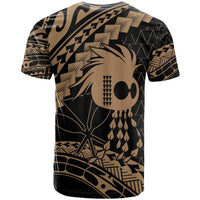 Ikaika Hawaiian Mythic Koa Tribal Warrior T Shirt LT9 - Polynesian Pride