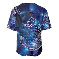 North Island Kokako and South Island Kokako Baseball Jersey New Zealand Native Bird with Galaxy Vibe LT9 - Polynesian Pride