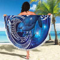 North Island Kokako and South Island Kokako Beach Blanket New Zealand Native Bird with Galaxy Vibe LT9 - Polynesian Pride