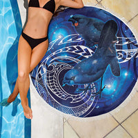 North Island Kokako and South Island Kokako Beach Blanket New Zealand Native Bird with Galaxy Vibe LT9 - Polynesian Pride