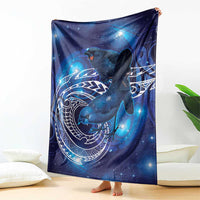 North Island Kokako and South Island Kokako Blanket New Zealand Native Bird with Galaxy Vibe LT9 - Polynesian Pride