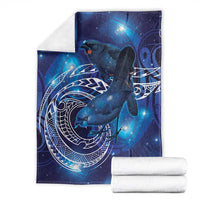 North Island Kokako and South Island Kokako Blanket New Zealand Native Bird with Galaxy Vibe LT9 - Polynesian Pride