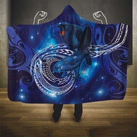North Island Kokako and South Island Kokako Hooded Blanket New Zealand Native Bird with Galaxy Vibe LT9 - Polynesian Pride
