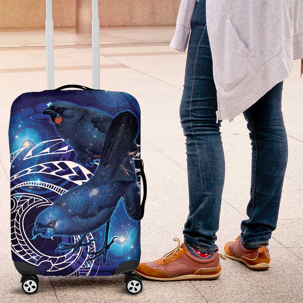 North Island Kokako and South Island Kokako Luggage Cover New Zealand Native Bird with Galaxy Vibe LT9 Galaxy - Polynesian Pride