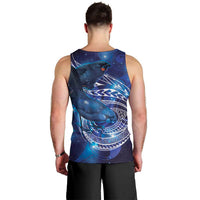 North Island Kokako and South Island Kokako Men Tank Top New Zealand Native Bird with Galaxy Vibe LT9 - Polynesian Pride