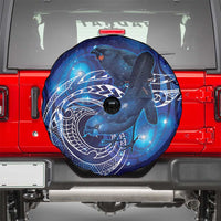 North Island Kokako and South Island Kokako Spare Tire Cover New Zealand Native Bird with Galaxy Vibe LT9 - Polynesian Pride