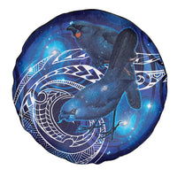 North Island Kokako and South Island Kokako Spare Tire Cover New Zealand Native Bird with Galaxy Vibe LT9 - Polynesian Pride