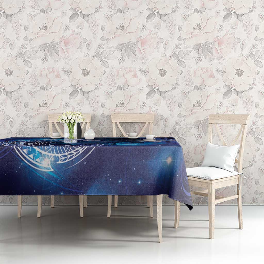 North Island Kokako and South Island Kokako Tablecloth New Zealand Native Bird with Galaxy Vibe LT9 - Polynesian Pride
