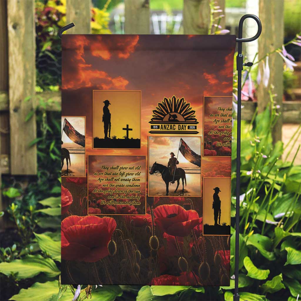 ANZAC Day Film Reel Lest We Forget Garden Flag Australia NZ Memorial
