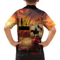 ANZAC Day Film Reel Lest We Forget Kid Hawaiian Shirt Australia NZ Memorial