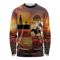 ANZAC Day Film Reel Lest We Forget Long Sleeve Shirt Australia NZ Memorial