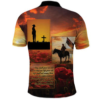 ANZAC Day Film Reel Lest We Forget Polo Shirt Australia NZ Memorial LT9 - Polynesian Pride