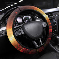 ANZAC Day Film Reel Lest We Forget Steering Wheel Cover Australia NZ Memorial LT9 Universal Fit Red - Polynesian Pride