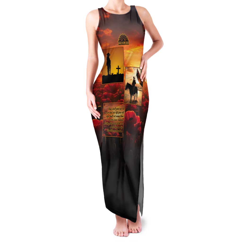 ANZAC Day Film Reel Lest We Forget Tank Maxi Dress Australia NZ Memorial