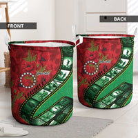 Personalised Cook Islands ANZAC 1915-2026 Filmstrip Laundry Basket Lest We Forget 25 April LT9 - Polynesian Pride