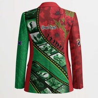 Personalised Cook Islands ANZAC 1915-2026 Filmstrip Blazer Lest We Forget 25 April LT9 - Polynesian Pride