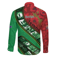 Personalised Cook Islands ANZAC 1915-2026 Filmstrip Family Matching Summer Maxi Dress and Hawaiian Shirt Lest We Forget 25 April LT9 - Polynesian Pride
