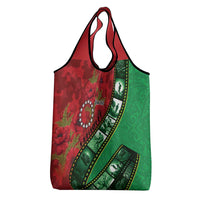Personalised Cook Islands ANZAC 1915-2026 Filmstrip Grocery Bag Lest We Forget 25 April