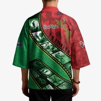 Personalised Cook Islands ANZAC 1915-2026 Filmstrip Kimono Lest We Forget 25 April