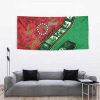 Personalised Cook Islands ANZAC 1915-2026 Filmstrip Tapestry Lest We Forget 25 April LT9 - Polynesian Pride