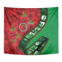 Personalised Cook Islands ANZAC 1915-2026 Filmstrip Tapestry Lest We Forget 25 April LT9 - Polynesian Pride