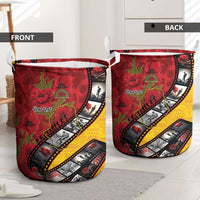 Personalised Niue ANZAC 1915-2026 Filmstrip Laundry Basket Lest We Forget 25 April