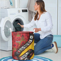 Personalised Niue ANZAC 1915-2026 Filmstrip Laundry Basket Lest We Forget 25 April