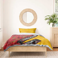 Personalised Niue ANZAC 1915-2026 Filmstrip Bedding Set Lest We Forget 25 April