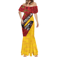 Personalised Niue ANZAC 1915-2026 Filmstrip Mermaid Dress Lest We Forget 25 April LT9 - Polynesian Pride