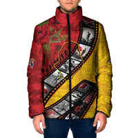 Personalised Niue ANZAC 1915-2026 Filmstrip Padded Jacket Lest We Forget 25 April