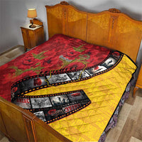 Personalised Niue ANZAC 1915-2026 Filmstrip Quilt Lest We Forget 25 April