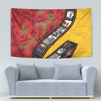Personalised Niue ANZAC 1915-2026 Filmstrip Tapestry Lest We Forget 25 April LT9 - Polynesian Pride
