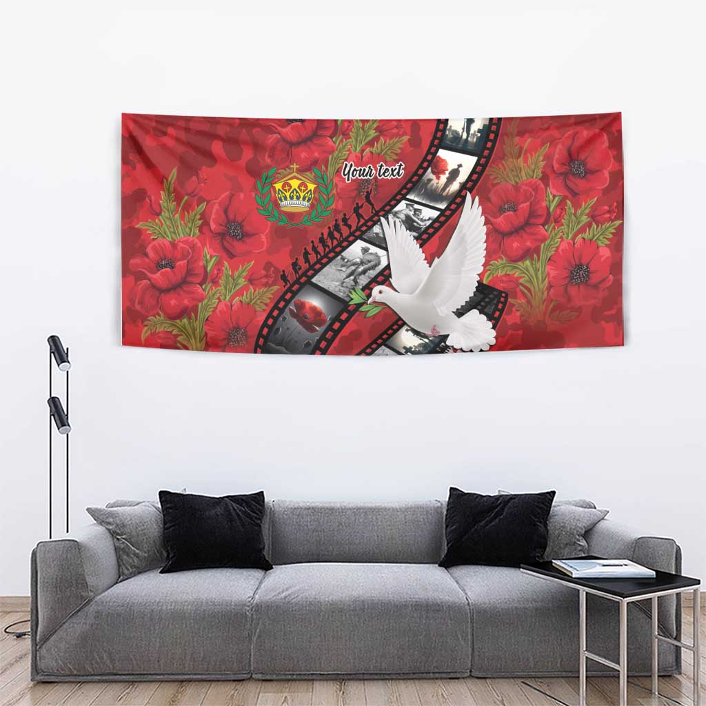 Personalised Tonga ANZAC 1915-2026 Filmstrip Tapestry Lest We Forget 25 April