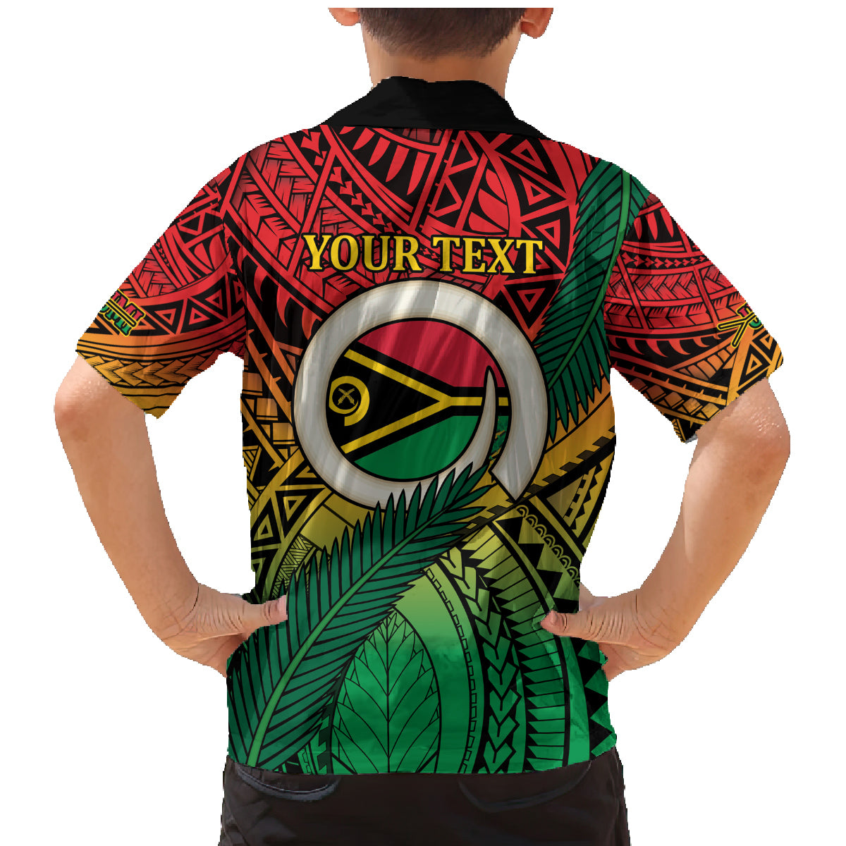 Personalised Vanuatu Yumi 44th Indipendens Dei Family Matching Mermaid Dress and Hawaiian Shirt Vanuatuan Broad Tusk with Polynesian Tribal LT9 - Polynesian Pride