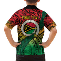 Personalised Vanuatu Yumi 44th Indipendens Dei Family Matching Summer Maxi Dress and Hawaiian Shirt Vanuatuan Broad Tusk with Polynesian Tribal LT9 - Polynesian Pride