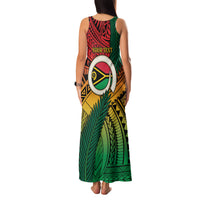 Personalised Vanuatu Yumi 44th Indipendens Dei Family Matching Tank Maxi Dress and Hawaiian Shirt Vanuatuan Broad Tusk with Polynesian Tribal LT9 - Polynesian Pride