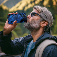 Blue Polynesian Tahiti Island 4 in 1 Can Cooler Tumbler The Wave of Water LT9 - Polynesian Pride