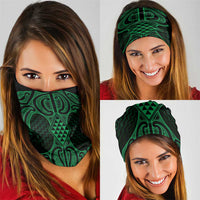 Kakariki Maori Ta Moko Poutama Art Neck Gaiter - Polynesian Pride