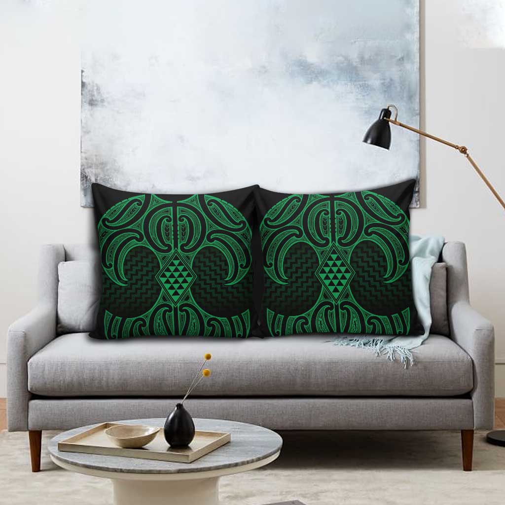 Kakariki Maori Ta Moko Poutama Art Pillow Cover LT9 - Polynesian Pride