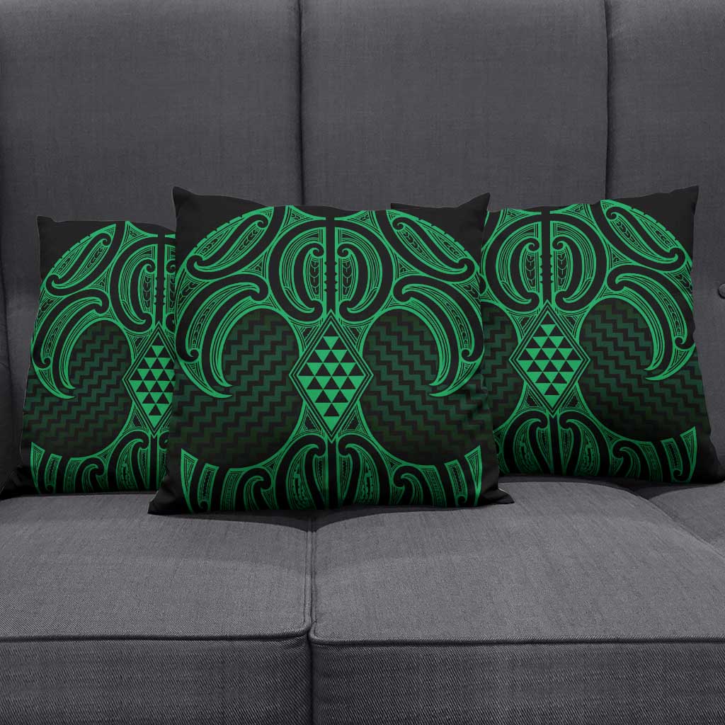 Kakariki Maori Ta Moko Poutama Art Pillow Cover LT9 - Polynesian Pride