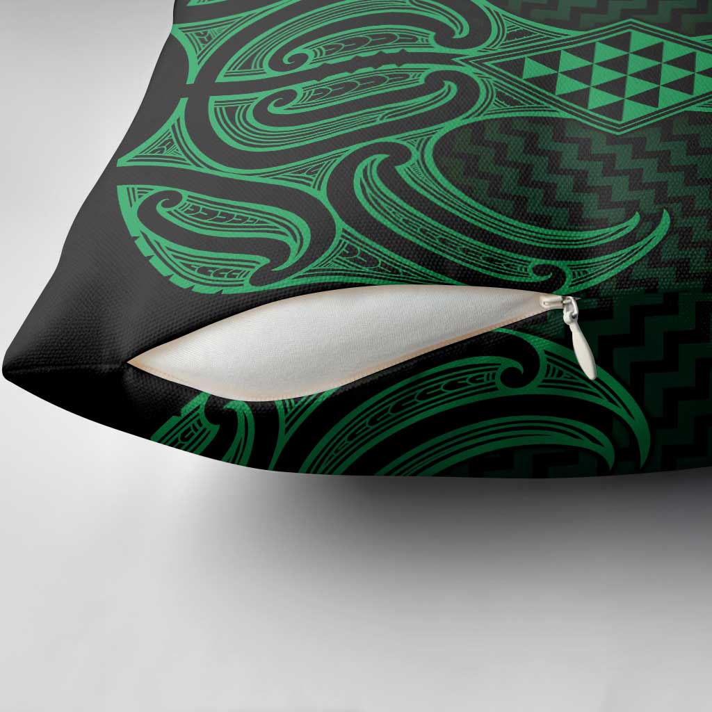 Kakariki Maori Ta Moko Poutama Art Pillow Cover LT9 - Polynesian Pride