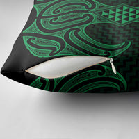 Kakariki Maori Ta Moko Poutama Art Pillow Cover LT9 - Polynesian Pride