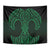 Kakariki Maori Ta Moko Poutama Art Tapestry