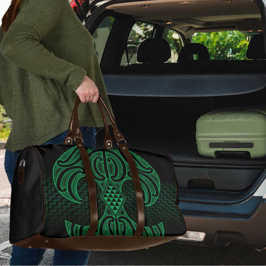 Kakariki Maori Ta Moko Poutama Art Travel Bag - Polynesian Pride