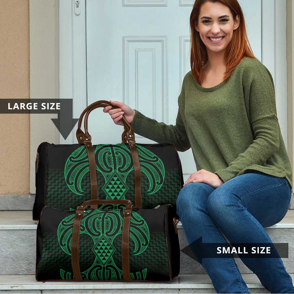Kakariki Maori Ta Moko Poutama Art Travel Bag - Polynesian Pride